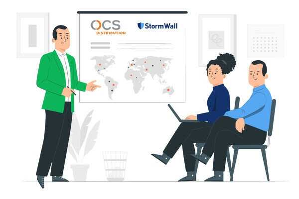 OCS предлагает сервисы StormWall для защиты от DDoS-рисков и хакерских атак